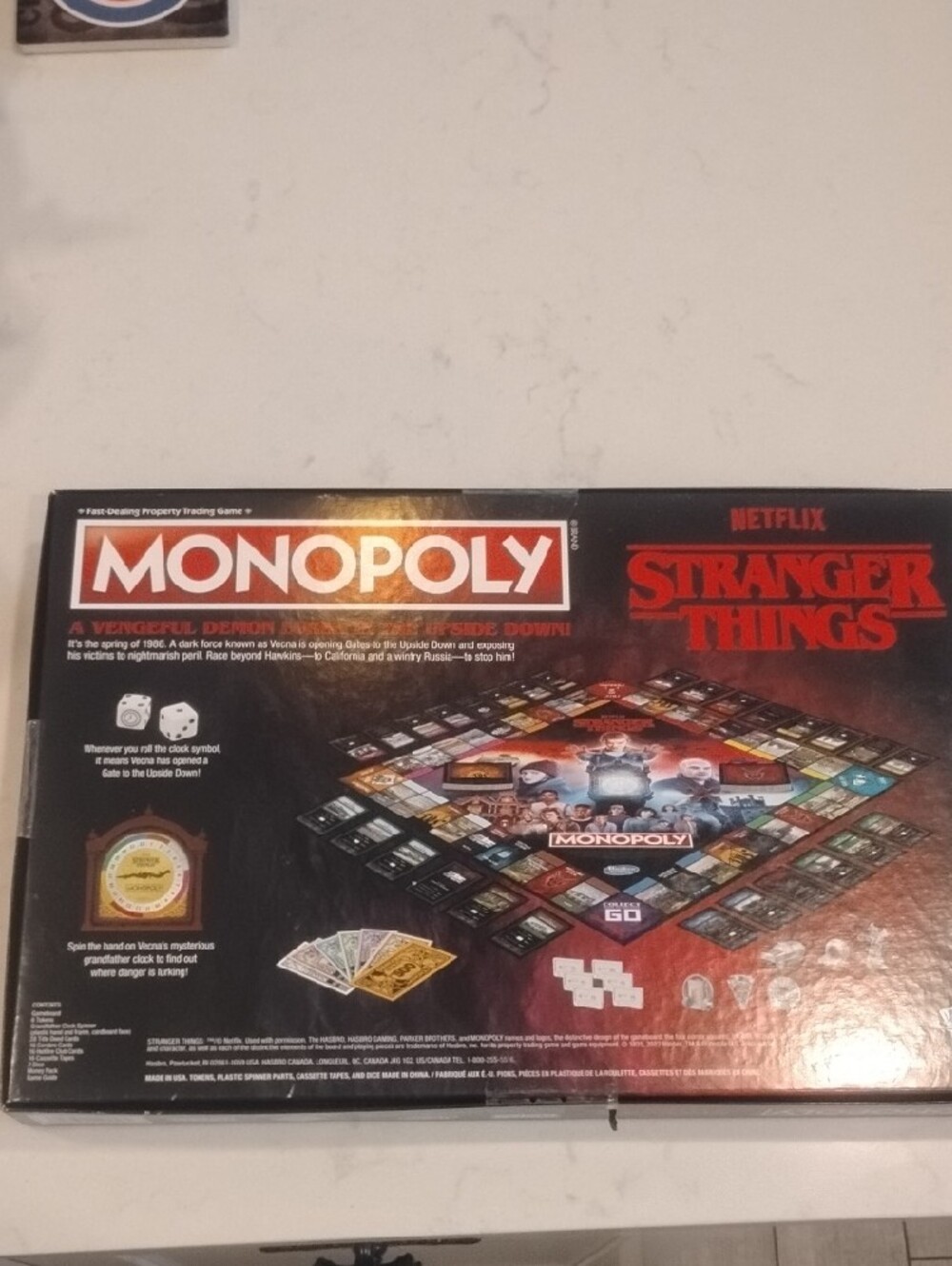 Hasbro Monopoly Stranger Things Board Game - Red, Black, Blue Artwork - Picture 13 of 13